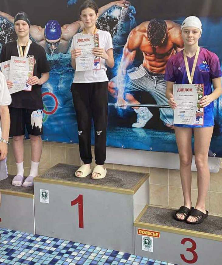 Кобринские пловцы стали призерами соревнований в Солигорске
