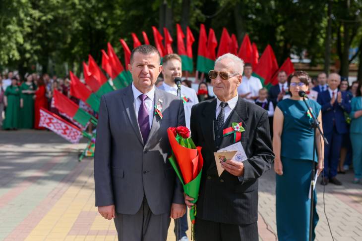 80 лет со дня освобождения Беларуси — как в Кобрине прошел День Независимости (фото, видео)